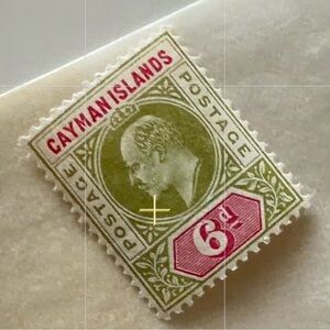 #1 Stamp | Cayman Islands 1901, Definitives, King Edward VII